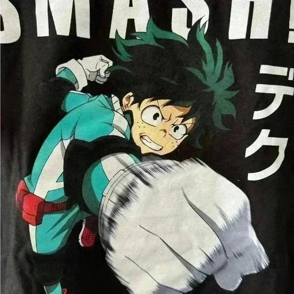 Funimation My Hero Academy Deku Smash t-shirt ~ M - Picture 2 of 4